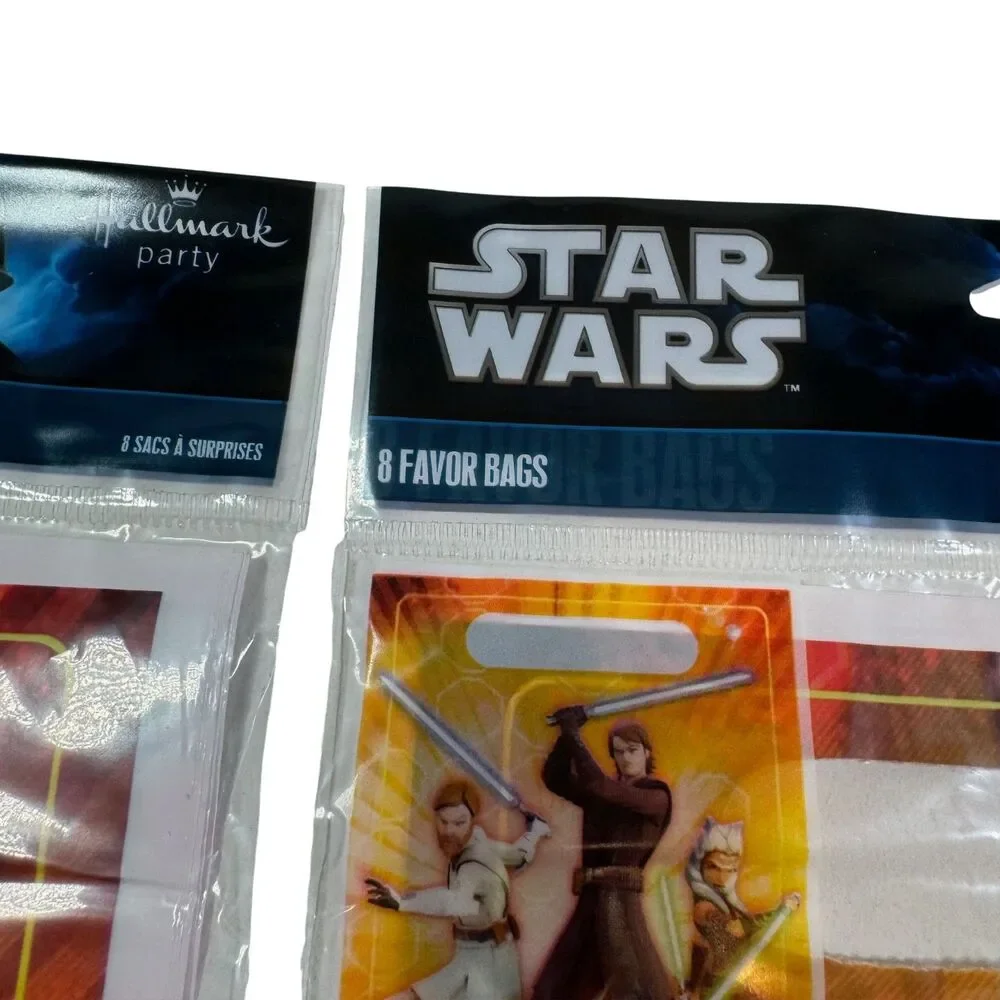 Hallmark Star Wars Party Favor Bags Treat Boxes 48 Pieces Birthday NEW SEALED